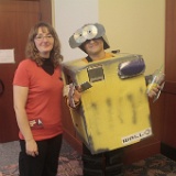 MG 5783  Tavia with Wall-E : Tavia Wilson