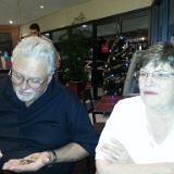 20121204 192905  Going out for supper at Fasta Pasta - They look tired.