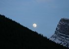 IMG 0212  A full moon rising over the mountains. (Banff, Alberta, Canada)